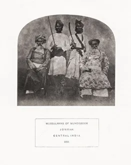 People of India, portaits of Indian tribes and races