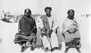 Images Dated 17th June 2016: Three people of Kismayo, Somalia, East Africa