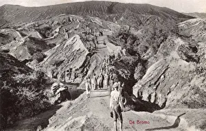 Jakarta Prints: People on Mount Bromo, East Java, Indonesia