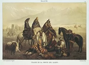 Poncho Collection: People of the Plains, after sketches by Johann Moritz
