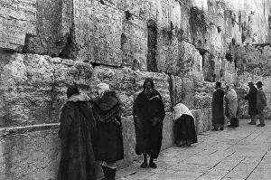 People at the Wailing Wall, Jerusalem