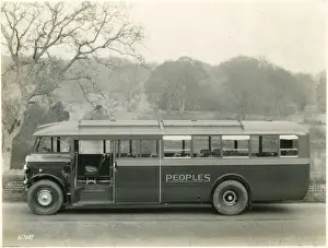 Thornycroft Prints: Peoples private coach, 26 seater Thornycroft coach
