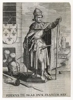 Brabant Prints: Pepin, French Royalty