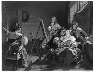 Paints Prints: PEPYS WIFE PAINTED