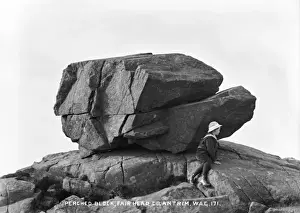 Ballycastle Prints: Perched Block, Fair Head, Co Antrim
