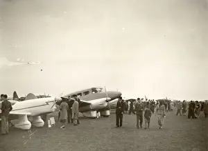 Raes Prints: Percival E2 Mew Gull, G-AFa (foreground)