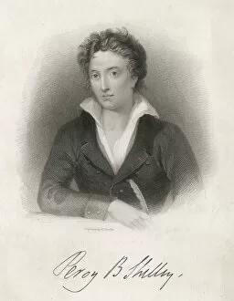 1822 Collection: Percy Shelley / Finden