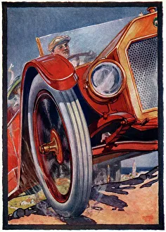 Speeding Prints: Perdriau Rubber Advertisement