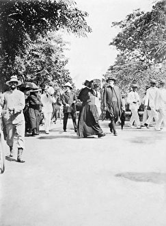 Images Dated 15th June 2016: Pere Damasene and Rev Newsam, Mahe, Seychelles