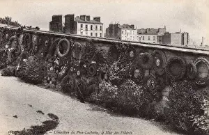 Commune Prints: Pere Lachaise Cemetery, Paris, France - Wall of the Federes