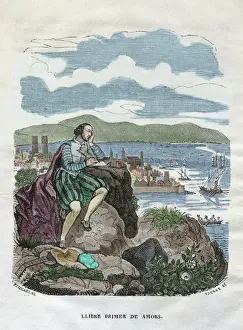 Poetical Prints: Pere Serafi (1510-1567). Catalan painter and poet. Poetical