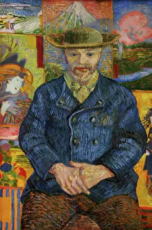 Gogh Prints: Pere Tanguy. Portrait by Vincent Van Gogh (1853-1890)