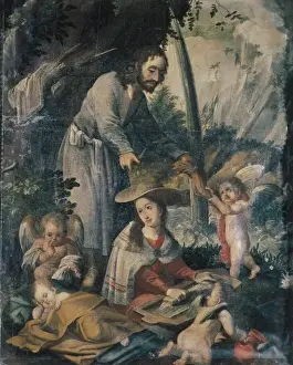 Perez Prints: PEREZ DE HOLGUIN, Melchor (1665-1724). Laundress