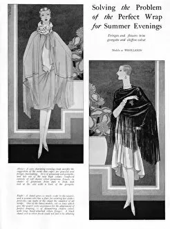 Images Dated 3rd October 2014: The perfect wrap for a summer evening, 1927