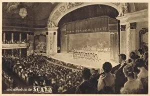 Images Dated 26th May 2015: A performance on the stage of the Scala Theatre, Berlin, 192
