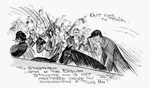 Images Dated 24th October 2019: Performers emerge from the water tank, London Hippodrome