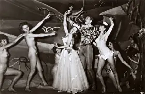 Performers of the Folies Bergere, Paris, France