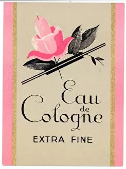 Organic Collection: Perfume label, Eau de Cologne Extra Fine