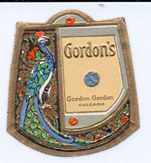 Images Dated 23rd October 2015: Perfume label, Gordon Gordon, Chicago, USA