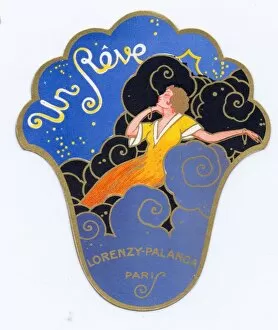 Images Dated 23rd October 2015: Perfume label, Un Reve, Lorenzy-Palanca, Paris