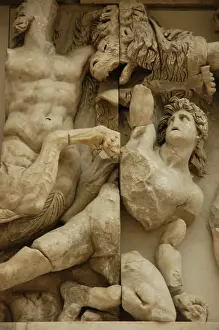 Colossal Prints: Pergamon Altar. Detail. Gigantomachy. Triton. Pergamon Museu