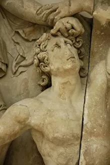 Pergamon Altar. Detail. Gigantomachy. Doris. Pergamon Museum