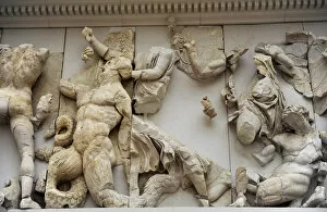 Images Dated 16th January 2012: Pergamon Altar. Orion and Enyo
