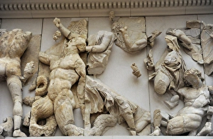 Images Dated 16th January 2012: Pergamon Altar. Orion and Enyo