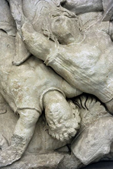 Corpse Collection: Pergamon Altar. Telephos Frieze. Detail