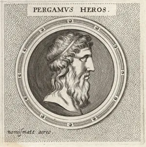 Pergamon Prints: Pergamus, hero founder of the town of Pergamum