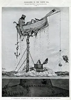 Periscopied in the North Sea 1916