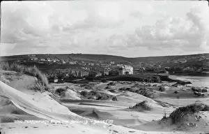 Perranporth Prints: Perranporth from the Sandhills