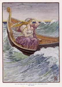 Myths Prints: Perseus & Danae