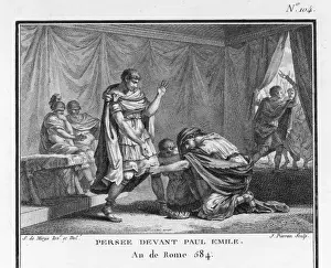 Macedon Prints: Perseus Submits to Rome