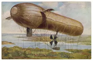 Competing Prints: Perseval Airship 1915