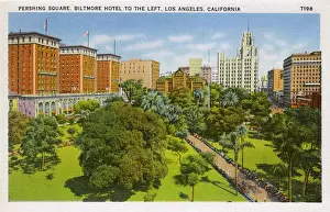 Pershing Square, Los Angeles, California, USA