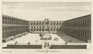 Travelers Prints: Persian Caravanserai