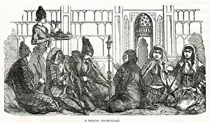 Persian coffee house 1856