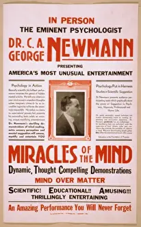 Eminent Prints: In person the eminent psychologist, Dr. CA George Newmann pr