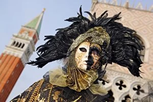 Images Dated 9th February 2013: Person wearing Venice Carnival Costume