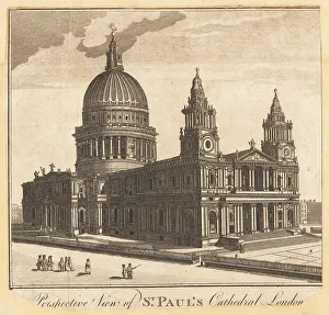 Perspective view of St. Paul's Cathedral, London, 1779