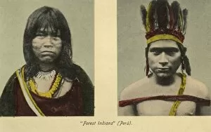 Images Dated 22nd February 2012: Peru - Forest Indians