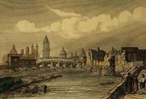 Hispanic Prints: Peru. Lima. Founded by Spanish conquistador Francisco Pizarr