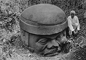 Peru Gallery: Peru / Massive Olmec Head
