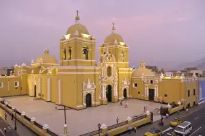 PERU. Trujillo. Cathedral in Arms Square