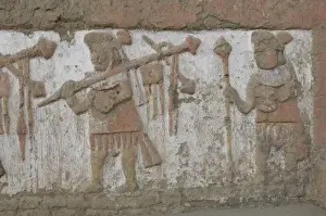 PERU. Trujillo. Huaca de la Luna. Huaca de la
