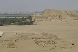 PERU. Trujillo. Huaca de la Luna. Huaca de la
