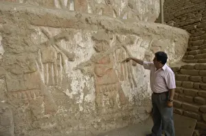 PERU. Trujillo. Huaca de la Luna. Huaca de la