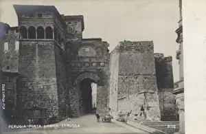 Perugia, Umbria, Italy - Porta Urbica Etrusca