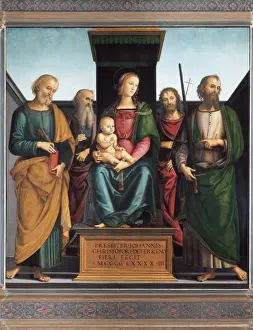 Madonna Prints: PERUGINO, Pietro Vannucci, called Il (1448-1523)
